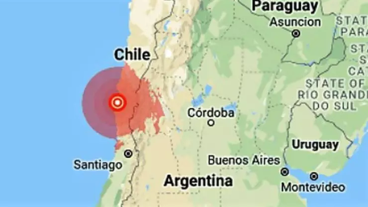 sismo en Los Lagos, Chile