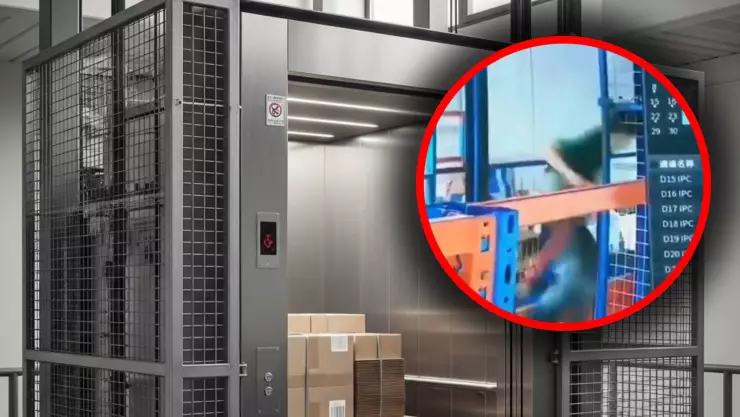 VIDEO: Hombre muere al caer por el agujero de un elevador mientras trabajaba