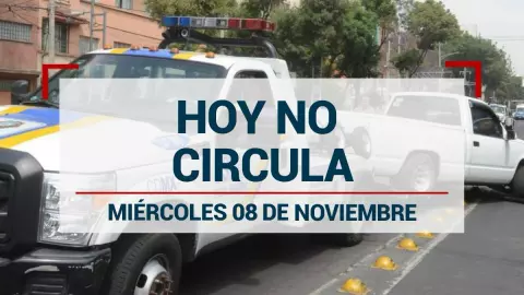 Mitad de semana Autos que descansan el miércoles 8 de noviembre por el Hoy No Circula