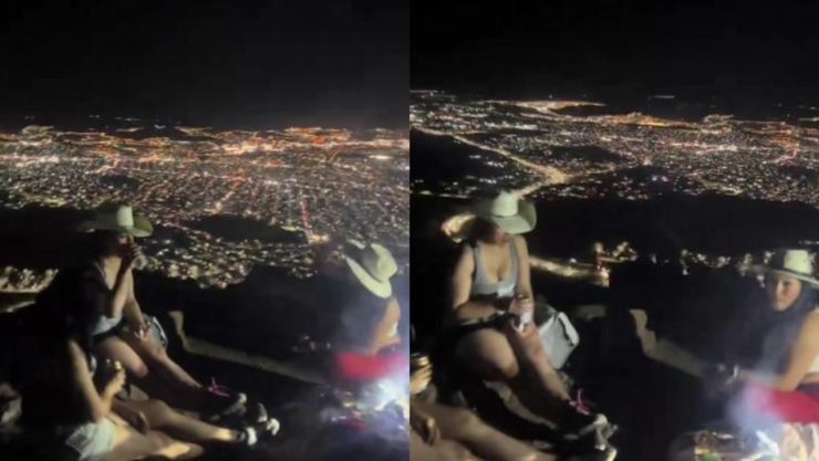 Arman carnita asada en cerro Coronel