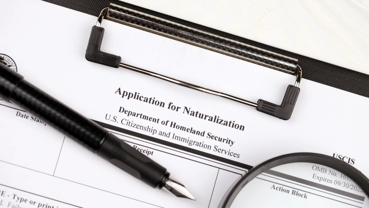 Formulario para la naturalización en Estados Unidos