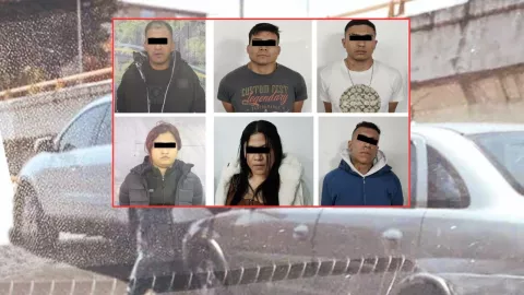 Capturan a banda de montachoques en plena extorsión a un conductor de CDMX