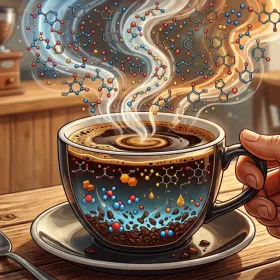 La química del café: qué sustancias transforman el grano en una taza