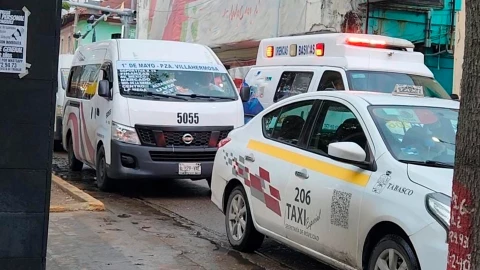 Calles cerradas en Villahermosa Tabasco