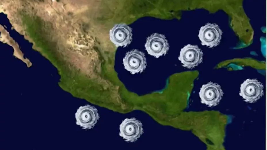 Estos son los dos ciclones que impactarían a México durante julio; ¿afectarán a Aguascalientes