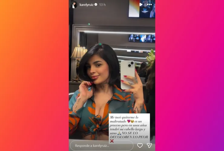 Karely Ruiz cambia de look y luce corte bob corto así se ve ahora