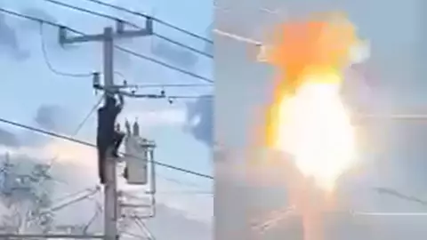 Joven se electrocuta en Nuevo León