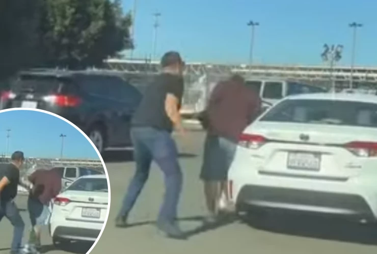 Conductores se pelean en la línea de Otay.png