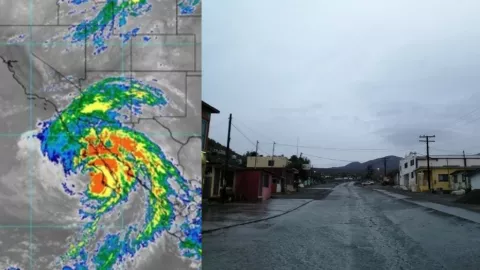 Huracán Kay y la Isla de Cedros