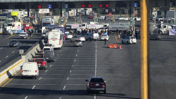 Megamarcha transportistas en Ecatepec, Edomex