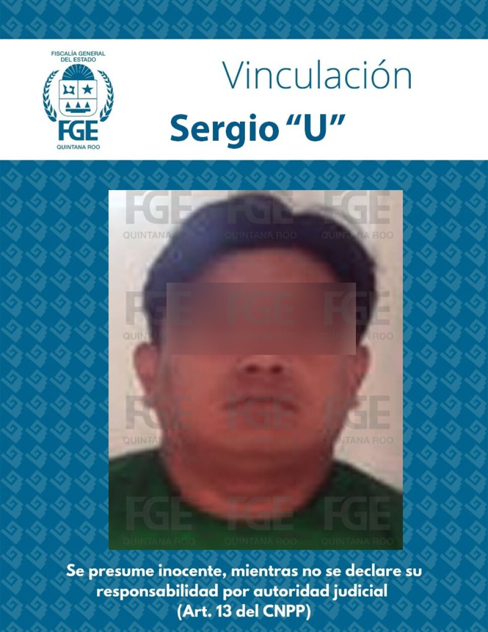 Vinculan a proceso de Sergio ‘U’ por el delito de extorsión