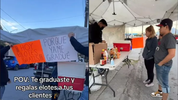 Joven se gradúa de la universidad