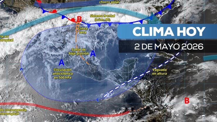 ¿Cuál será el clima en México el 2 de mayo de 2026? Temperaturas y pronóstico