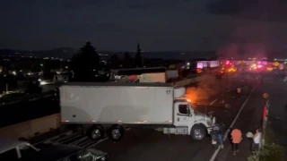 Pobladores de Santa Rita Tlahuapan bloquean autopista México–Puebla