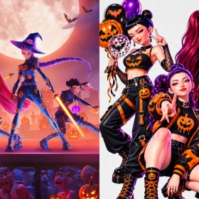 5 ideas para hacer una calaverita para pedir dulces de las Guerreras K-Pop
