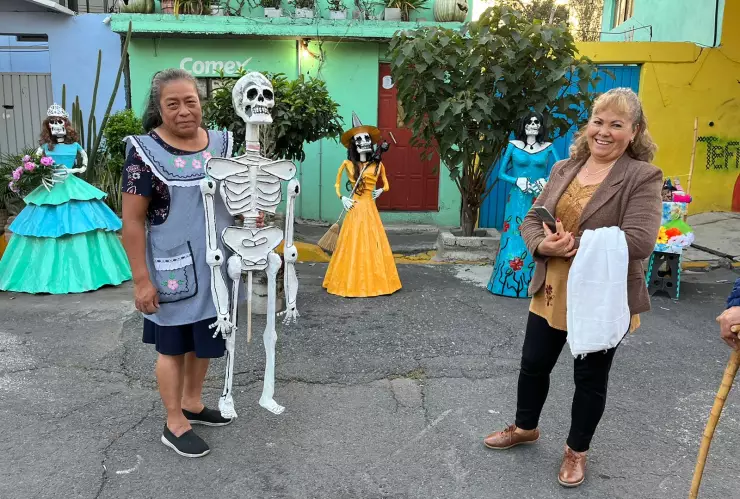 Catrinas gigantes en Tláhuac 2023