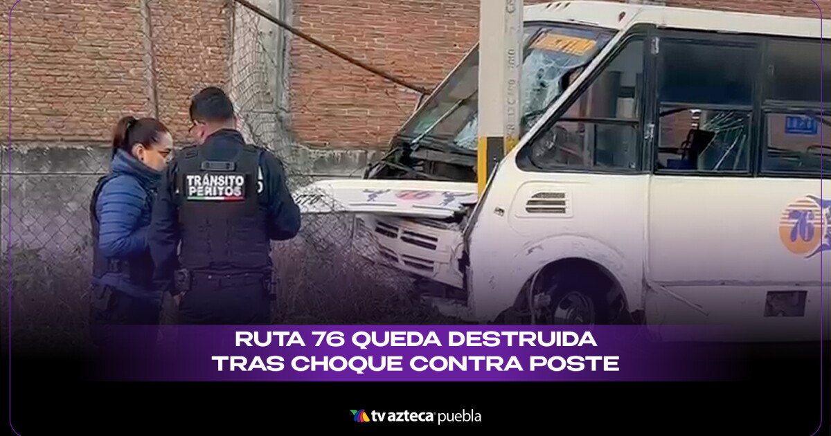 choque de la Ruta 76 en Camino al Batán Puebla hoy 5 de enero 2026