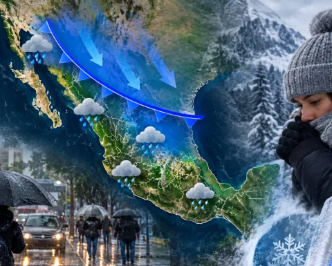 Lluvias y temperaturas de hasta 0° C: Estos serán los efectos del frente frío número 2 en México hoy lunes 12 de octubre