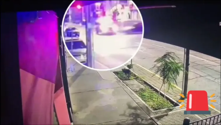 Accidente entre un auto y una patrulla de la Policía Estatal en Aguascalientes hoy 2 de noviembre