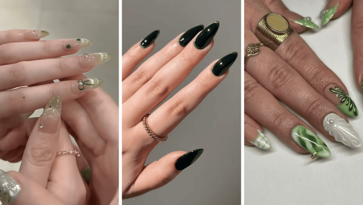 5 diseños de uñas coreanas color verde para una manicura estilizada y perfecta.png