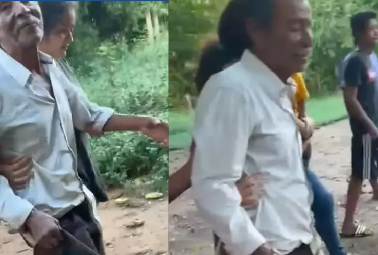 Rescatan a adulto mayor