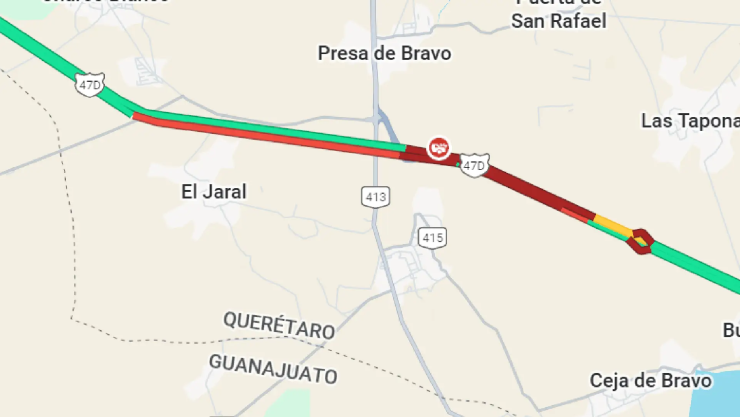 accidente macro libramiento Palmillas-Apaseo hoy
