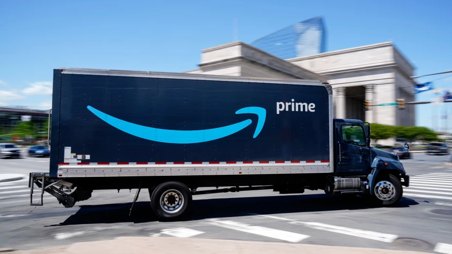 Camión repartidor de Amazon