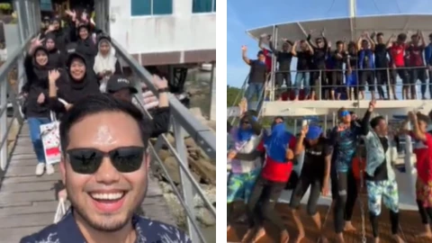 ¡El jefe del año! Se llevó a todos sus colaboradores de vacaciones