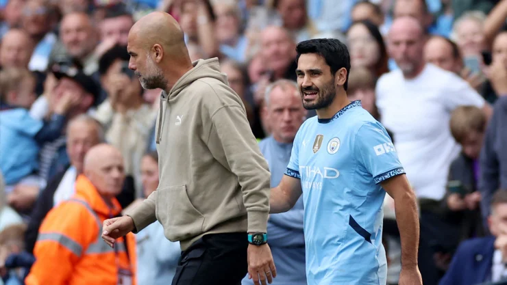Guardiola y Gündogan