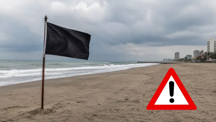 Antes de entrar al agua, verifica el color de las banderas instaladas en las playas de Veracruz