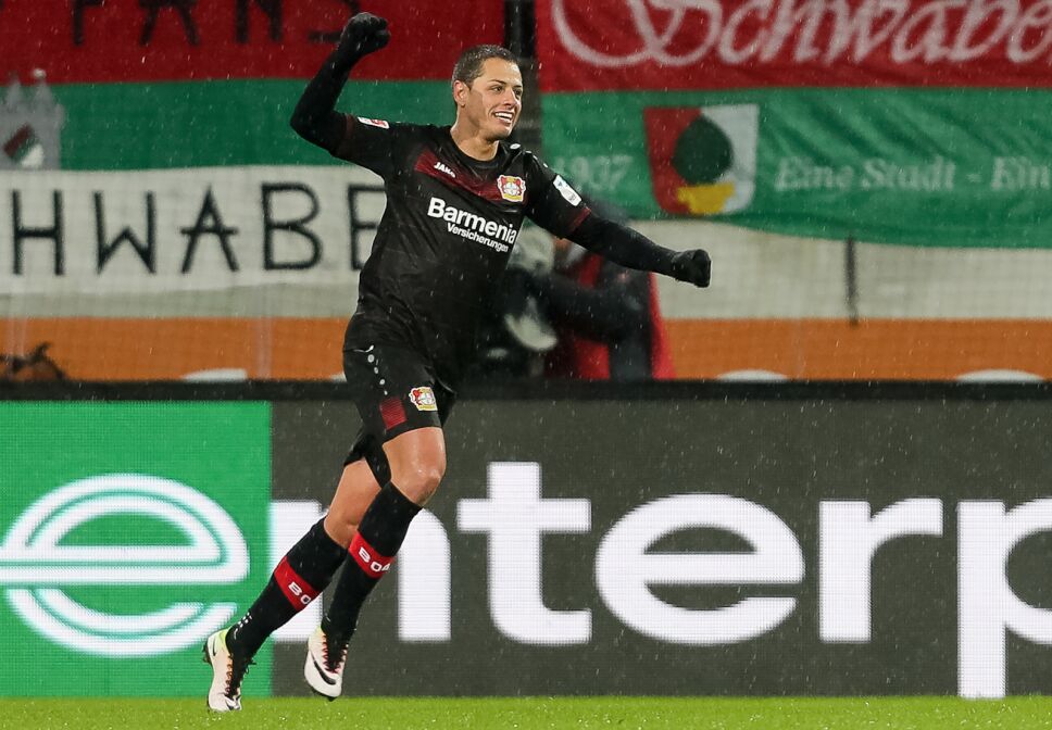 Chicharito en el Leverkusen