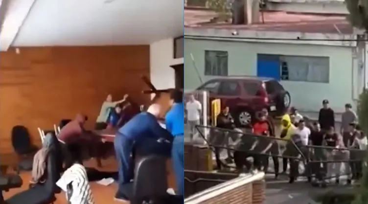 Toma de instalaciones del Club Britania Zavaleta genera caos y movilización de autoridades en Puebla