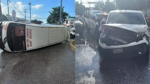 ¡Lunes accidentado! Van tres accidentes de tráfico en Cancún la mañana de este lunes