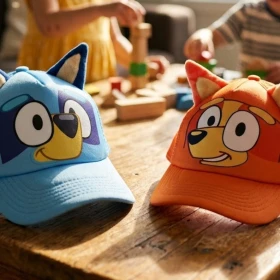 3 gorras de Bluey y Bingo para regalar a un niño