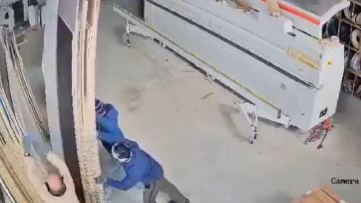 trabajador indio aplastado en Zahle, Líbano