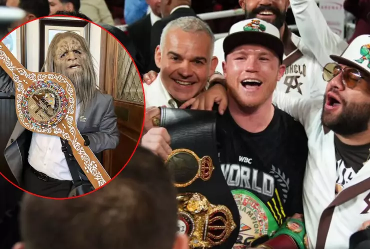 Este es Joséjas, el MISTERIOSO sasquatch que acompañó a Canelo Álvarez | FOTO