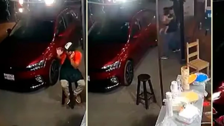 Hombre salva la vida de su bebé en medio de balacera en taquería de Tabasco