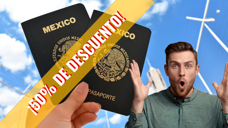 Pasaporte mexicano descuento