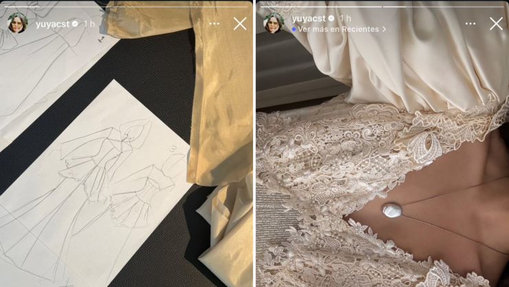 Yuya presume vestido de novia en Instagram miércoles 17 de septiembre.png