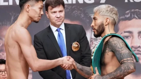 Alexandro Santiago Junto Nakatani pelea