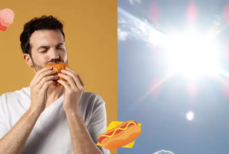 El sol da hambre a los hombres