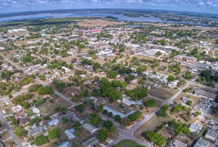 el pueblo de Lake Placid en el estado de Florida
