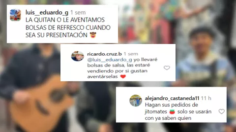 Amenazan con lanzar refresco y jitomates