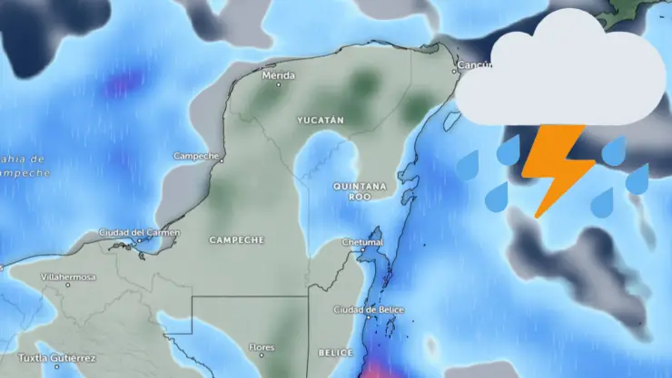 ¿A qué hora comenzarán las lluvias en Quintana Roo? La onda tropical 12 sigue afectando este sábado 20 de julio