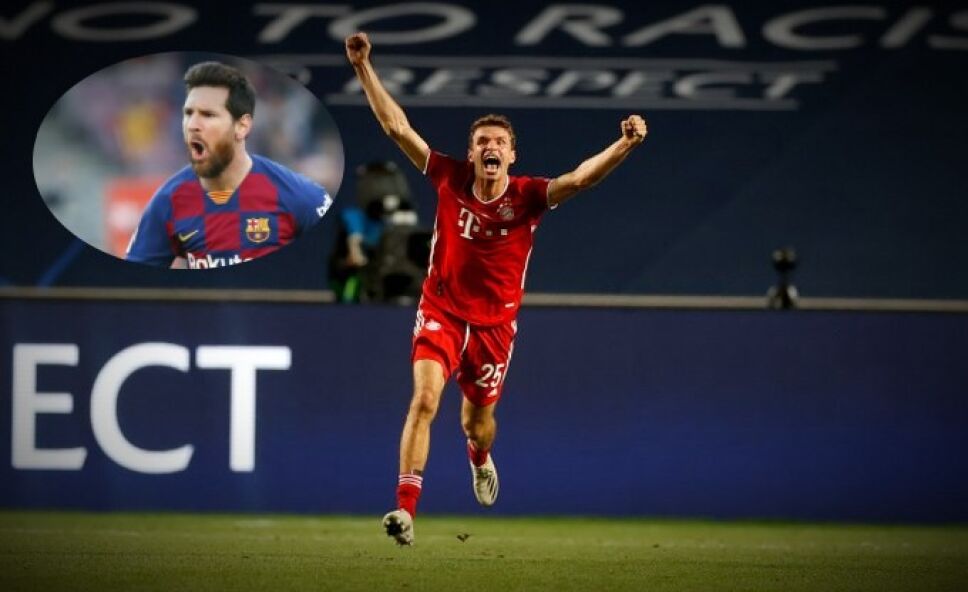 Thomas Muller Lionel Messi
