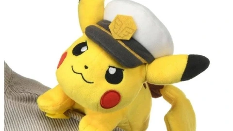 Takara Tomy Pokemon Plush Shoulder Captain Pikachu - ToysOneJapan.jpg
