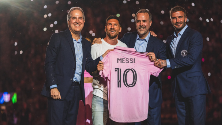 Presentaci&oacute;n de Lionel Messi