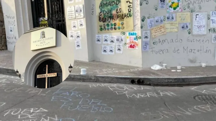 Vandalizan El Observatorio de Mazatlán protestan en contra de la tirolesa..jpg