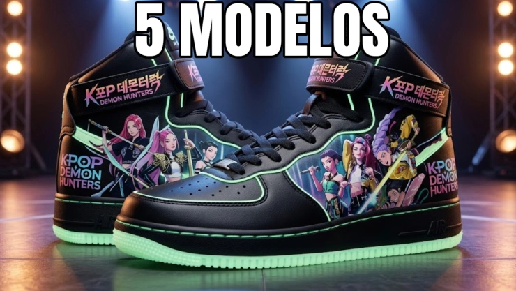 5 modelos de tenis que todo fan de KPop Demon Hunters querrá tener