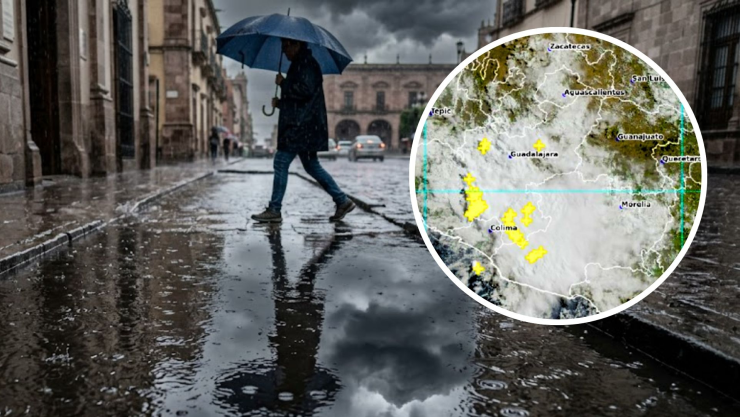 a qué hora lloverá hoy en León Guanajuato